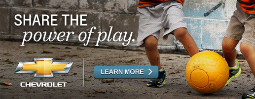 Chevrolet - Share the power of play. Learn More.