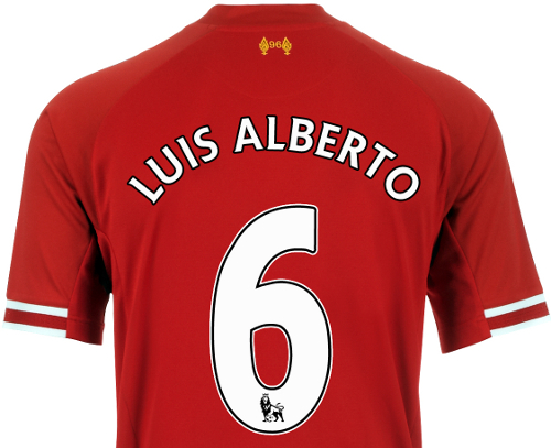 liverpool player jersey number