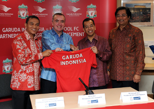 Garuda Indonesia diventa primo partner del Liverpool